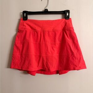 lululemon athletica Red Mini Skirt